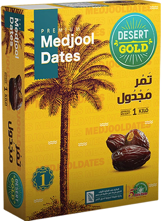Desert Gold premium Medjool dates, 1 kg box
